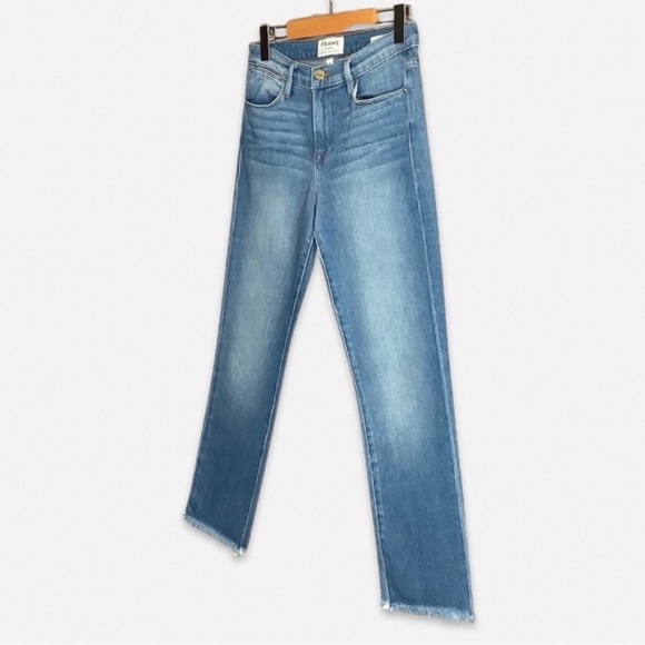 FRAME le high straight jeans - Picture 2 of 3